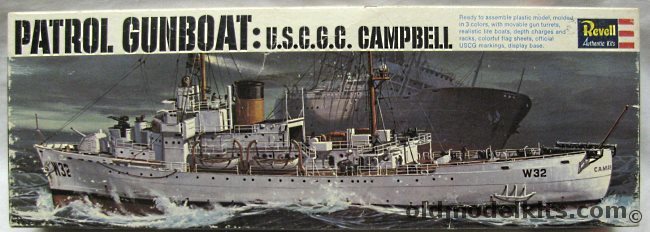 Revell 1/301 Patrol Boat USCG Campbell (Coast Guard Cutter), H454-200 plastic model kit